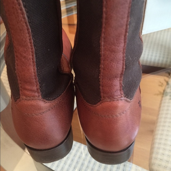 Frye 7.5 cognac fitted riding boots - Picture 3 of 6